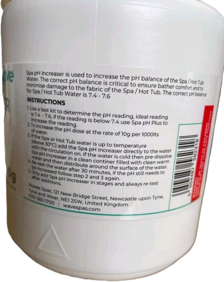 SUPPLIVERSE pH Plus 500g powder for swimming pool and spa pH adjustment